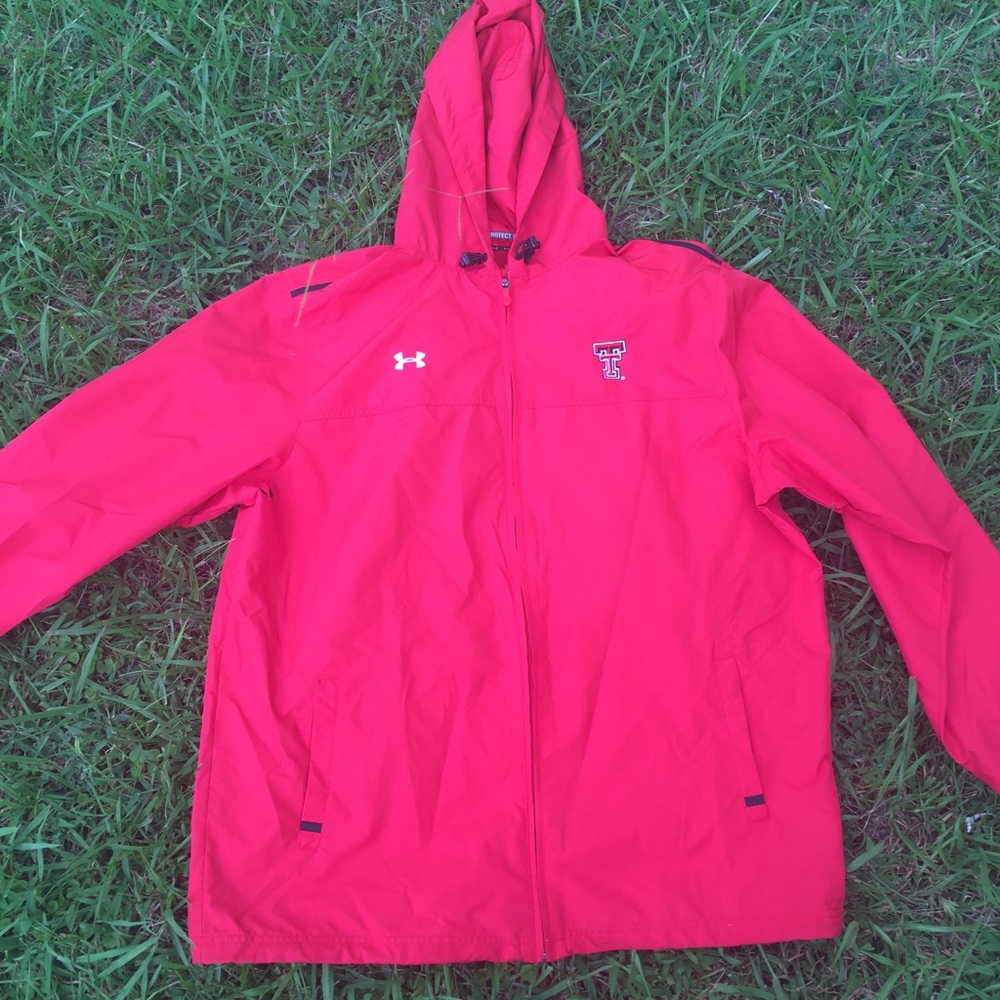 Under Armor Texas Tech Windbreaker Size XL